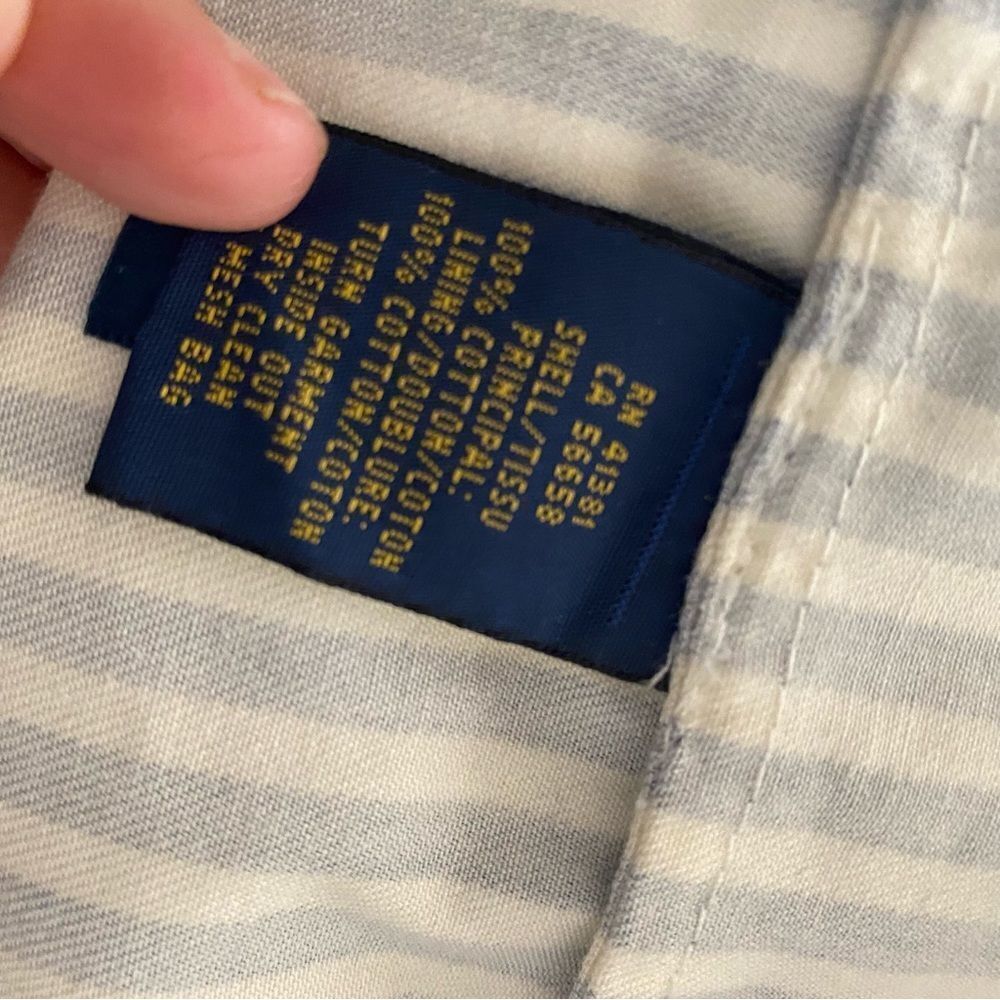NEW Polo Ralph Lauren | 100% Cotton Striped Dress - Picture 9 of 10